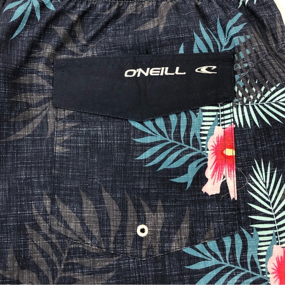 O'Neill Swim Oneill Santa Cruz Navy Blue Floral Volley Surf Swim